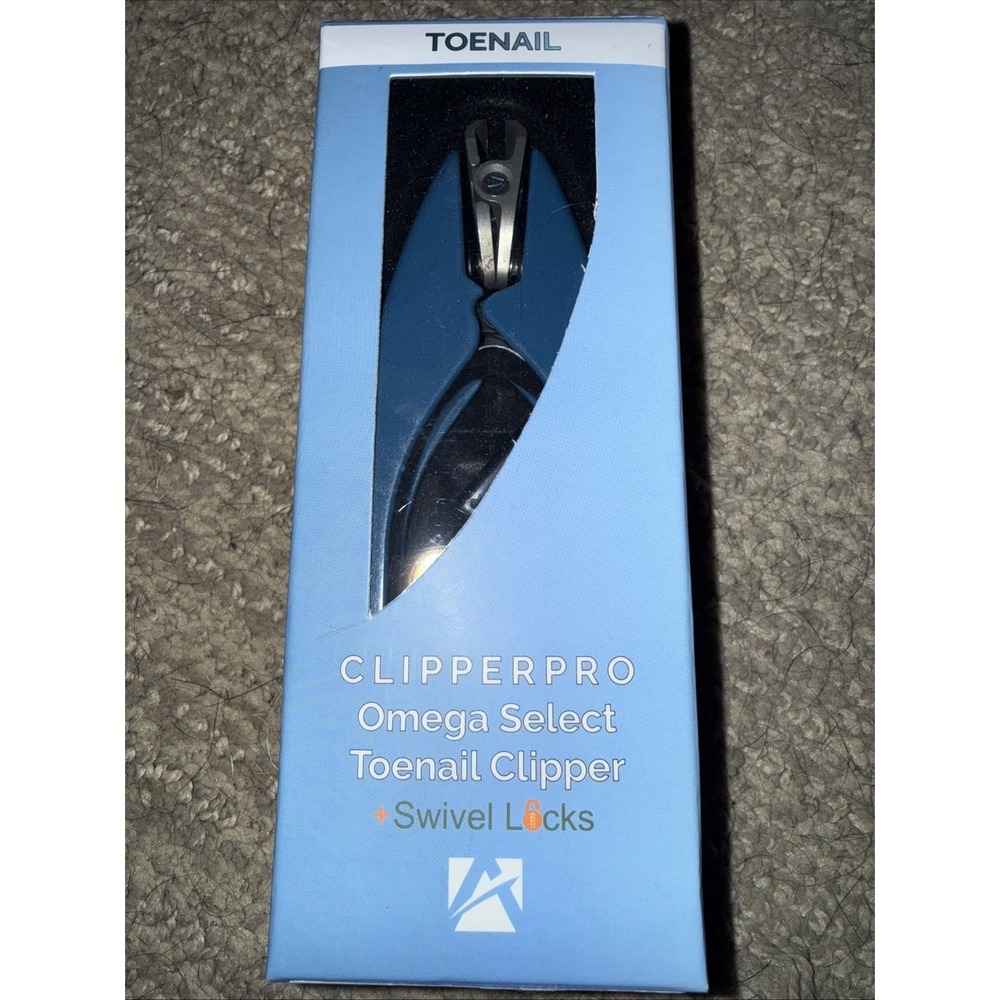 Azurro CLIPPERPRO 2.0 Nail Clipper w/ Swivel Head‎ and Lock Blue